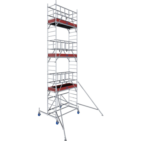 Rusztowanie jezdne aluminiowe składane Krause ProTec XS – wysokość robocza 7,8 m